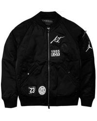 Nike - Ma-1 Baseball Collar Aviator Jacket Sports Padded Jacket - Lyst