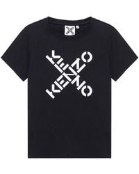 KENZO - Ss21 Big X Pattern Round Neck Short Sleeve - Lyst