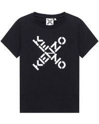 KENZO - Ss21 Big X Pattern Round Neck Short Sleeve - Lyst