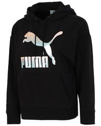 PUMA - (Wmns) Classics Logo Hoodie - Lyst