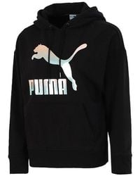PUMA - (Wmns) Classics Logo Hoodie - Lyst