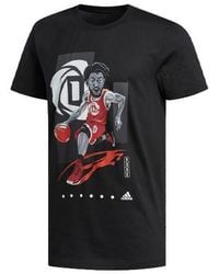 adidas - Rose Gu Tee Basketball Sports Short Sleeve - Lyst