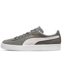 PUMA - Suede Classic Low Top Board Shoes Grey - Lyst