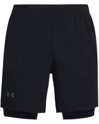 Under Armour - Launch Run 2-in-1 Shorts - Lyst