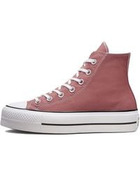 Converse - (Wmns) Chuck Taylor All Star Lift Platform High 'Saddle' - Lyst