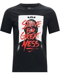 Nike - Lebron James Printing Basketball Sports Short Sleeve - Lyst
