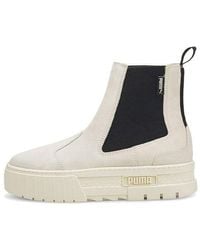PUMA - (Wmns) Mayze Chelsea Boot 'Marshmallow' - Lyst
