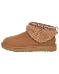 UGG - (Wmns) Classic Ultra Mini Maxi Curly Boot 'Chestnut' - Lyst
