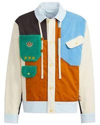 adidas - Originals X Melting Sadness Crossover Series Contrast Color Stitching Logo Sports Jacket Couple Style - Lyst