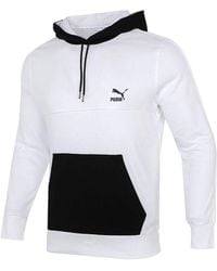 PUMA - Clsx Colblock Hoodie - Lyst
