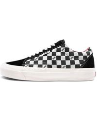 Vans - Old Skool Ns Og Lx Checkboard - Lyst