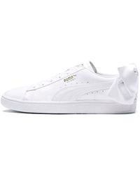 PUMA - (Wmns) Basket Bow Patent Shoes - Lyst