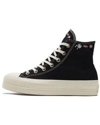 Converse - (Wmns) Chuck Taylor All Star Lift Platform High 'Embroidered Floral - Lyst