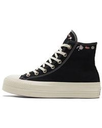 Converse - (Wmns) Chuck Taylor All Star Lift Platform High 'Embroidered Floral - Lyst