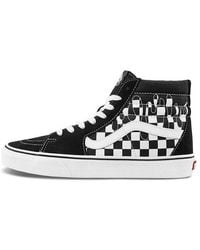 Vans - Paint Drip Checkerboard Sk8-Hi Shoes - Lyst