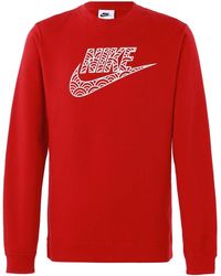 Nike - Logo Casual Sports Round Neck Pullover - Lyst