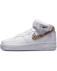 Nike - (Wmns) Air Force 1 '07 Mid 'Snakeskin Swoosh' - Lyst
