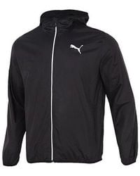 PUMA - Essentials Solid Windbreaker Jacket - Lyst