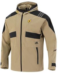 adidas - Athleisure Casual Sports Hooded Training Knit Jacket - Lyst