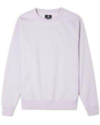 Converse - Jack Purcell Pullover Crewneck Sweatshirt 'Lilac' - Lyst