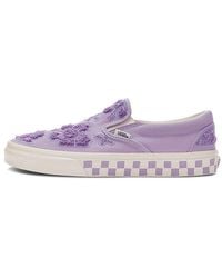 Vans - Emma Mulholland On Holiday X Classic Slip-On 'Whimsical Floral Embroidery' - Lyst