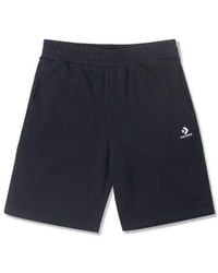 Converse - Go-To Embroidered Star Chevron Standard-Fit Fleece Short - Lyst