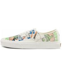 Vans - Authentic Low Tops Casual Skateboarding Shoes Multi-Color Funny Printing - Lyst