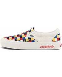 Vans - Classic Slip-On Vlt Lx X Casestudy 'Multi Cherkered' - Lyst