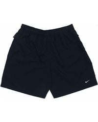 Nike - Logo Micro Mark Breathable Solid Color Shorts Couple Style - Lyst