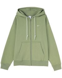 Nike - Solo Swoosh Full-Zip Hoodie 'Oil' - Lyst