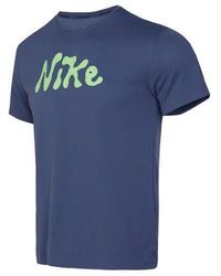 Nike - Dri-Fit Uv Miler Studio'72 Short Sleeve Running Top - Lyst