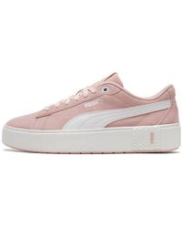 PUMA - (Wmns) Smash Platform V2 Suede 'Peachskin' - Lyst