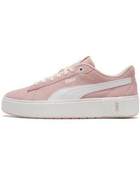 PUMA - (Wmns) Smash Platform V2 Suede 'Peachskin' - Lyst