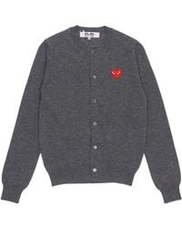 COMME DES GARÇONS PLAY - (Wmns) Cardigan Emblem - Lyst