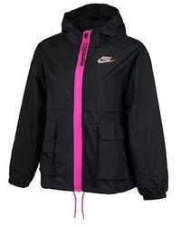 Nike - (Wmns) As W Sportswear Icn Clsh Jkt Jacket Wvn - Lyst
