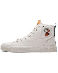 Anta - X Snoopy High Top Canvas Shoes - Lyst