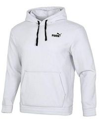 PUMA - Logo Polar Fleece Hoodie - Lyst