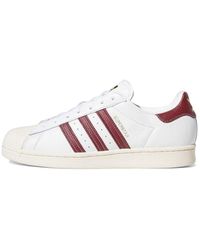 adidas - Superstar 'Cream Collegiate Burgundy' - Lyst
