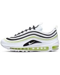 Nike - White And Black Air Max 97 Sneakers - Lyst