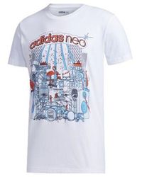 adidas - Neo M Faves Tee Sports Short Sleeve - Lyst