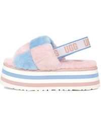 UGG - (Wmns) Disco Checker Slide Thick Sole - Lyst