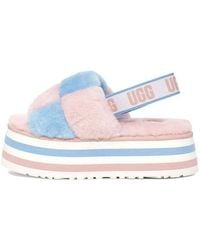 UGG - (Wmns) Disco Checker Slide Thick Sole - Lyst