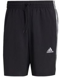 adidas - Essentials 3 Stripes Shorts - Lyst