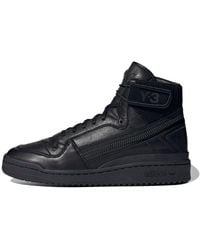 adidas - Y-3 Forum Hi Og 'Triple' - Lyst