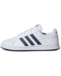 adidas - Grand Court Base Crew' - Lyst