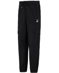 PUMA - Woven Cargo Bundle Feet Casual Long Pants - Lyst