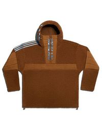 adidas - Originals X Ivy Park Crossover Teddy 4all Half Zipper Hooded Pullover Fleece Sports Jacket Couple Style - Lyst