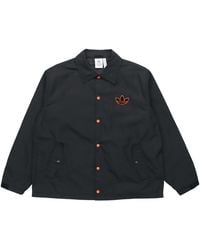 adidas - Originals Big Trfl Jkt Athleisure Casual Sports Embroidered Logo Woven Jacket - Lyst