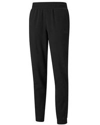 PUMA - Modern Basics Logo Pants - Lyst