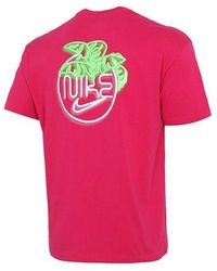 Nike - Printing Logo Loose Breathable Sports Short Sleeve - Lyst